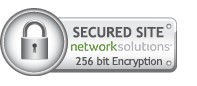 Image of a secured site seal with 256 bit encryption